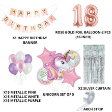 Unicorn Theme Balloon Decor DIY Kit (56 Pcs)