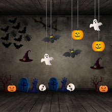 Halloween Theme Dangler and Cutout Decoration Kit (32Pcs) - Material-Cardstock