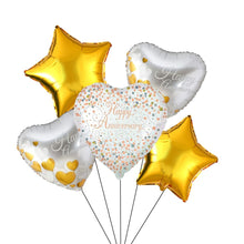 Happy Anniversary 5 pcs set Foil Balloon Party Decoration