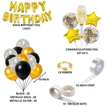 Cheers/congratulations Birthday Decoration Kit - Happy Birthday Foil(82 Pieces)