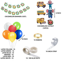 Cocomelon Theme Birthday Balloon Decoration DIY Kit (106 Pcs)