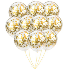 Gold Confetti Balloons - 12″ Balloons