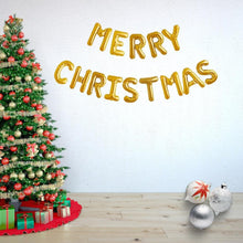 Merry Christmas Foil Balloon(Golden) for Christmas Decoration, Golden Merry Christmas Balloon