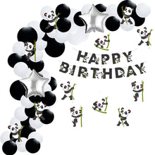 Panda Theme Birthday Balloon Decoration DIY Kit (58 Pcs)