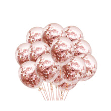 Rosegold Confetti Balloons - 12″ Balloons