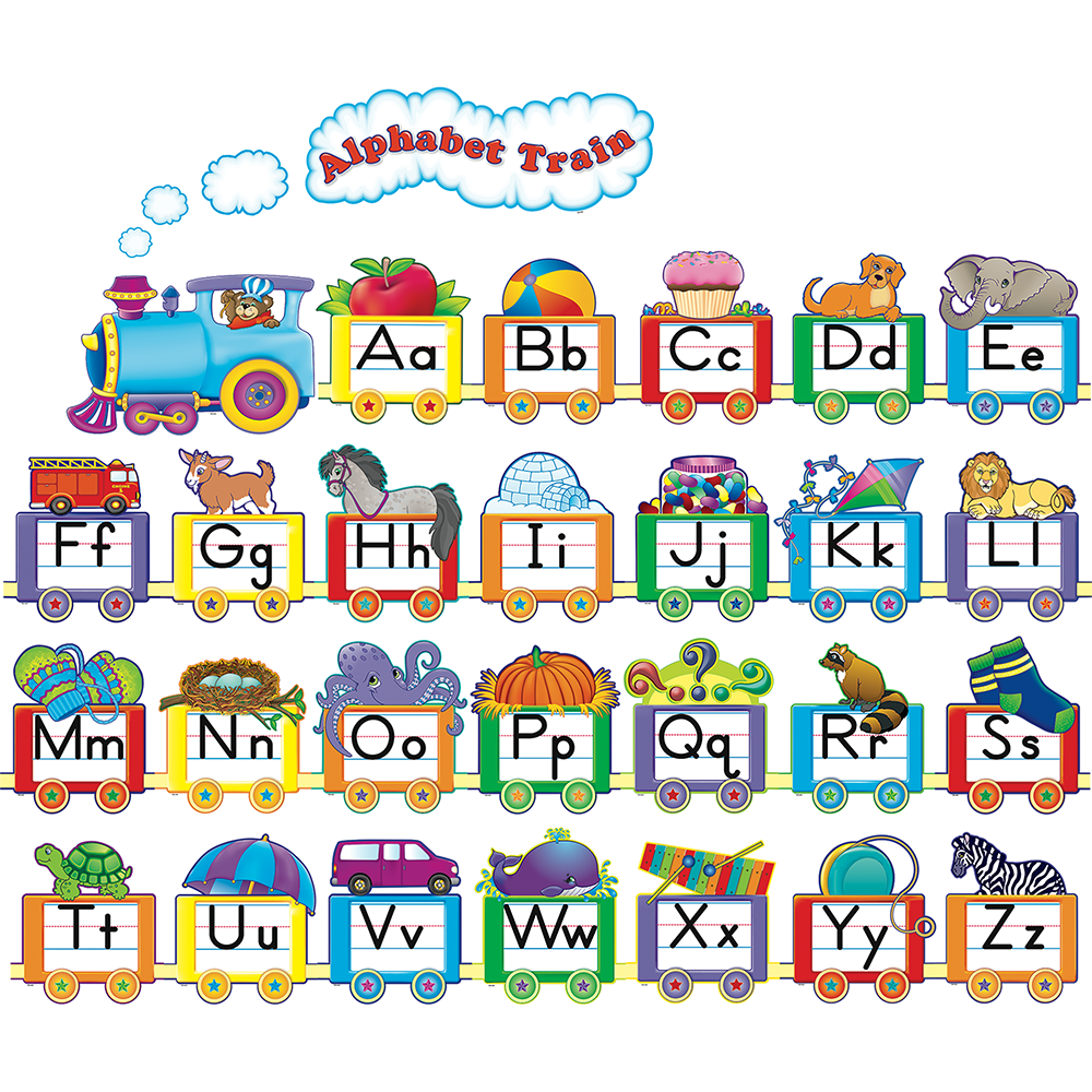 Themes - Unisex Themes - Alphabets &amp; Train