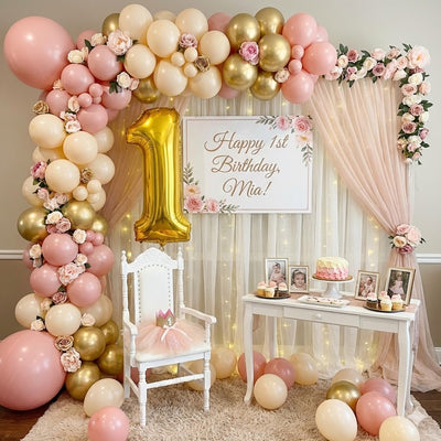 Milestone Birthday - 1st Birthday - Girl First Birthday