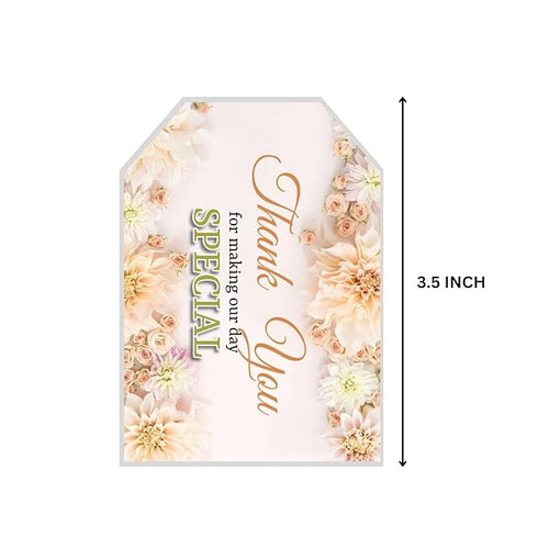 Load image into Gallery viewer, PartyDecor Mall Thank You Tags Gift Tags 30 Pieces with String, Celebration and Return Gift Tag
