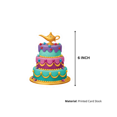 Load image into Gallery viewer, Shimmer &amp; Shine Theme Birthday Cutouts (6 inches/250 GSM Cardstock/Mixcolour/12Pcs)
