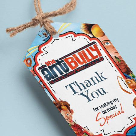 The Ant Bully Theme Thank You Cards & Return Gift Tags - 30Pcs, 2x3.5, 250 GSM Cardstock (The Ant Bully)