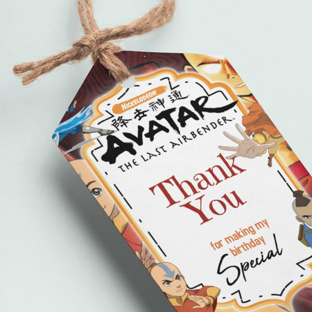 Avatar Theme Thank You Cards & Return Gift Tags - 30Pcs, 2x3.5, 250 GSM Cardstock (Avatar)