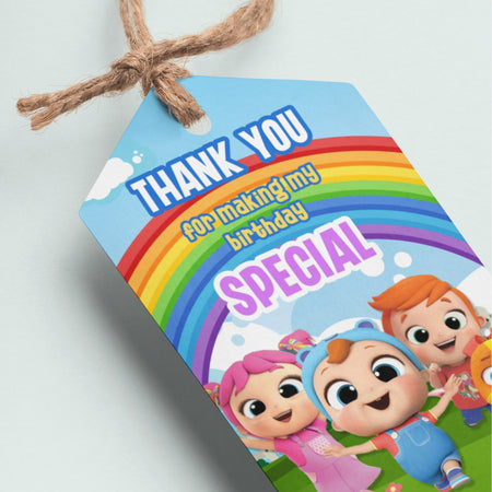 Little Angel Theme Thank You Cards & Return Gift Tags - 30Pcs, 2x3.5, 250 GSM Cardstock (Little Angel)