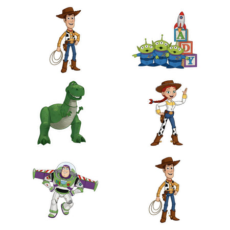 Toy Story Theme Birthday Cutouts (6 inches/250 GSM Cardstock/Mixcolour/12Pcs)