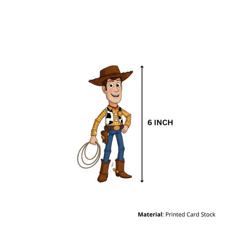 Load image into Gallery viewer, Toy Story Theme Birthday Cutouts (6 inches/250 GSM Cardstock/Mixcolour/12Pcs)
