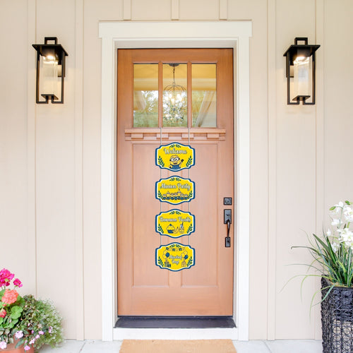 Load image into Gallery viewer, Minion Door/Wall Hanging Dangler- (42 Inches/250 GSM Cardstock/Yellow &amp; Blue/6Pcs)
