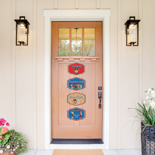 Load image into Gallery viewer, Paw Patrol Door/Wall Hanging Dangler- (42 Inches/250 GSM Cardstock/Red&amp; Blue/6Pcs)
