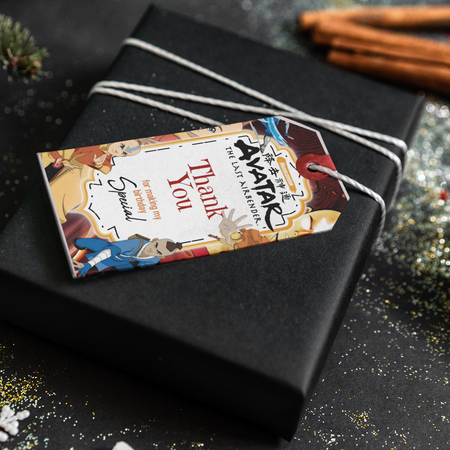 Avatar Theme Thank You Cards & Return Gift Tags - 30Pcs, 2x3.5, 250 GSM Cardstock (Avatar)