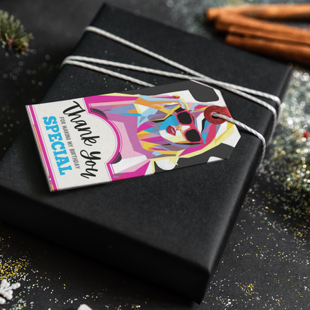 Taylor Swift Theme Thank You Cards & Return Gift Tags - 30Pcs, 2x3.5, 250 GSM Cardstock (Taylor Swift)