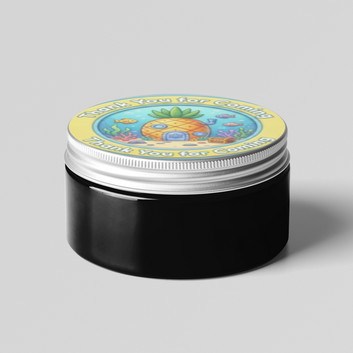 Load image into Gallery viewer, Pineapple House Theme- Return Gift/birthday decor Thankyou Sticker (6 CM/Sticker/Mixcolour/24Pcs)
