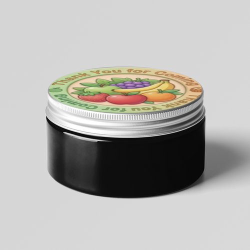 Load image into Gallery viewer, Fruit Theme- Return Gift/birthday decor Thankyou Sticker (6 CM/Sticker/Mixcolour/24Pcs)
