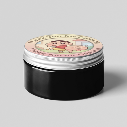 Load image into Gallery viewer, Shinchan Theme- Return Gift/birthday decor Thankyou Sticker (6 CM/Sticker/Mixcolour/24Pcs)
