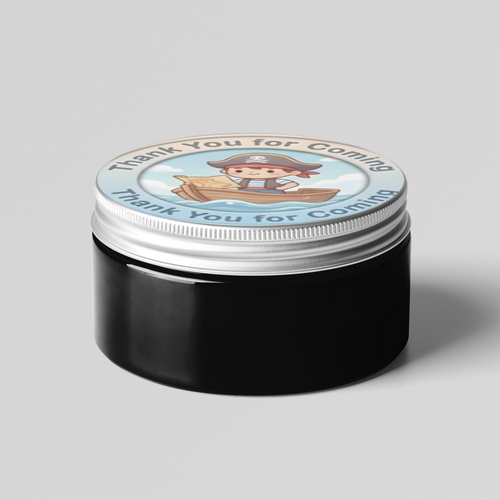 Load image into Gallery viewer, Pirate Boy Theme- Return Gift/birthday decor Thankyou Sticker (6 CM/Sticker/Mixcolour/24Pcs)
