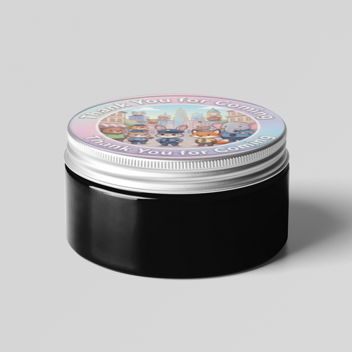 Load image into Gallery viewer, Zootopia Theme- Return Gift/birthday decor Thankyou Sticker (6 CM/Sticker/Mixcolour/24Pcs)
