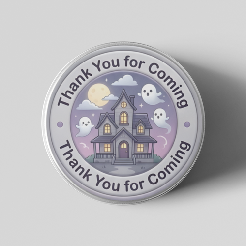 Load image into Gallery viewer, Halloween Theme- Return Gift/birthday decor Thankyou Sticker (6 CM/Sticker/Mixcolour/24Pcs)
