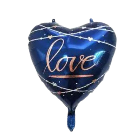 Blue Love foil Balloon