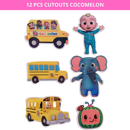 Load image into Gallery viewer, Cocomelon Theme Cutout (12 Pcs)
