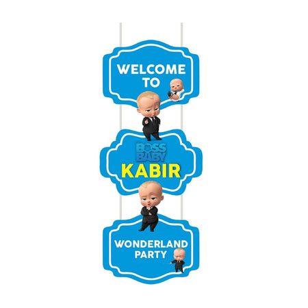 Boss Baby Theme Decoration Hanging / Ceiling Hanging Decoration / Wall Decoration