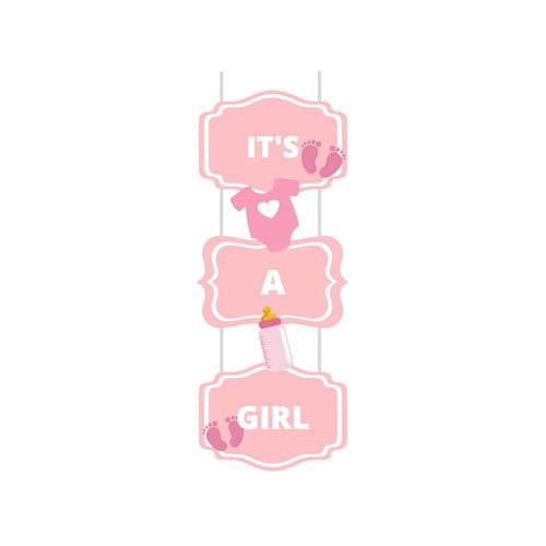 Load image into Gallery viewer, It’s a Girl Theme Birthday Decoration Hanging / Ceiling Hanging Decoration / Wall Decoration
