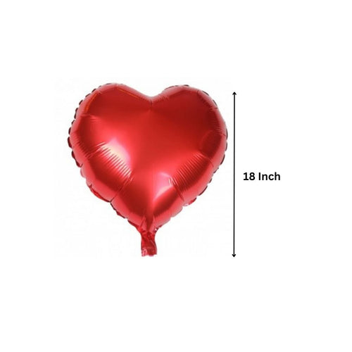 Load image into Gallery viewer, 8 Pcs Golden Fringe - Red Love Foil Balloon &amp; Heart Balloon Combo

