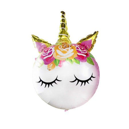 Unicorn Face Foil Balloon