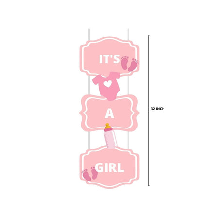 It’s a Girl Theme Birthday Decoration Hanging / Ceiling Hanging Decoration / Wall Decoration