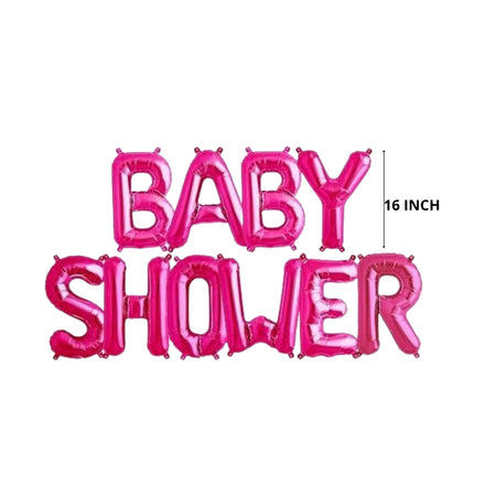 Baby Shower Pink Foil Balloon
