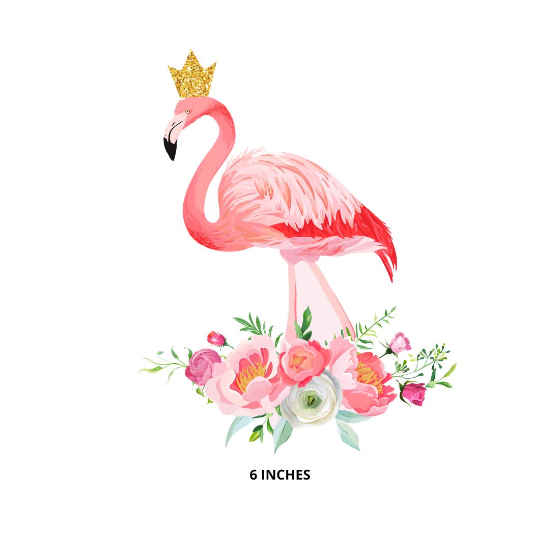 Flamingo Cut Outs Theme Birthday Decoration(12 Pcs)
