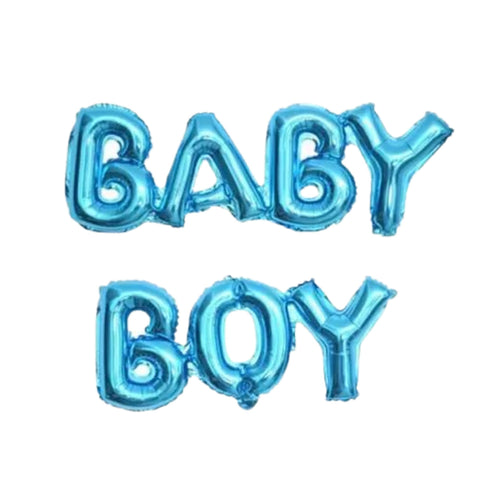 Load image into Gallery viewer, Baby Boy Foil Balloon, Birthday Decoration (Blue)
