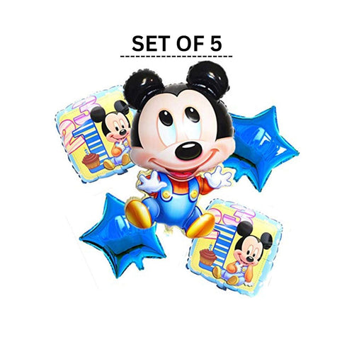 Load image into Gallery viewer, Mickey Mouse Foil Balloons Bunch
