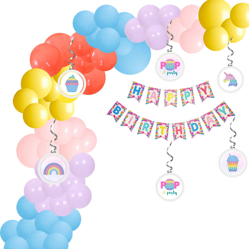 Load image into Gallery viewer, Pop It Birthday Decoration Kit(84Pcs)
