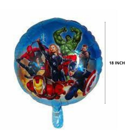 Party Decor Mall – Round Shape avengers Foil Balloon