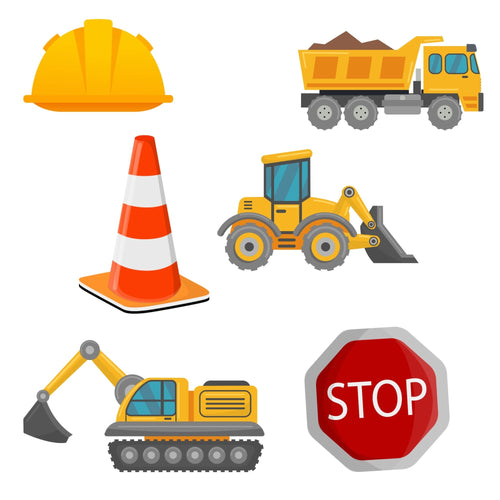 Load image into Gallery viewer, Construction Theme Cutout (12 Pcs)
