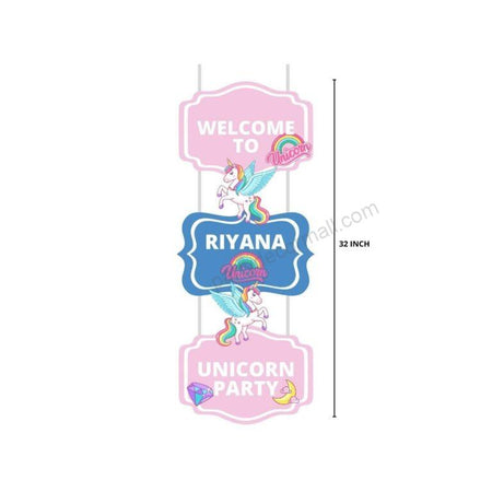 Unicorn Theme Birthday Decoration Hanging / Ceiling Hanging Decoration / Wall Decoration