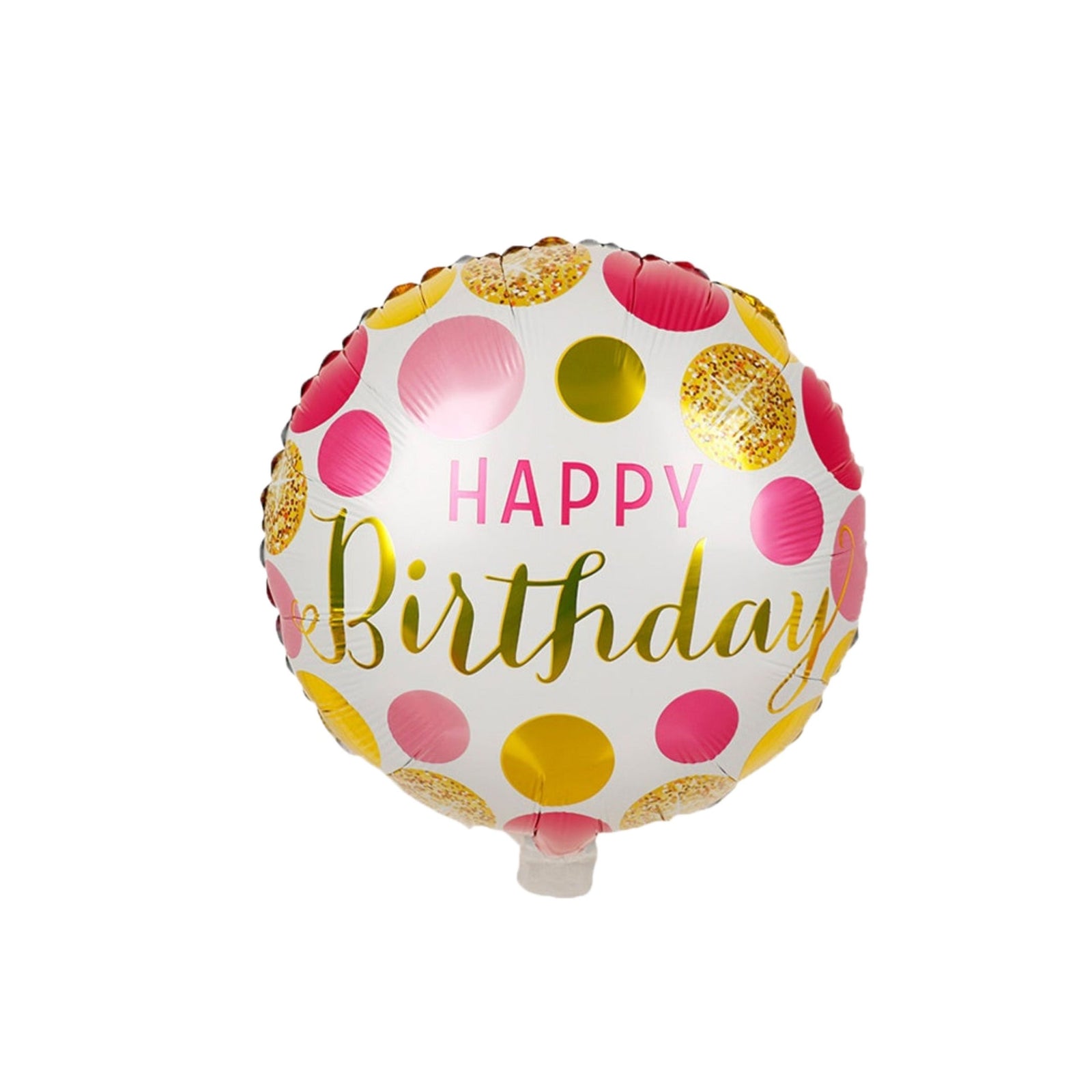 Party Decor Mall – Printed Round Shape Cake Happy Birthday Foil Balloon