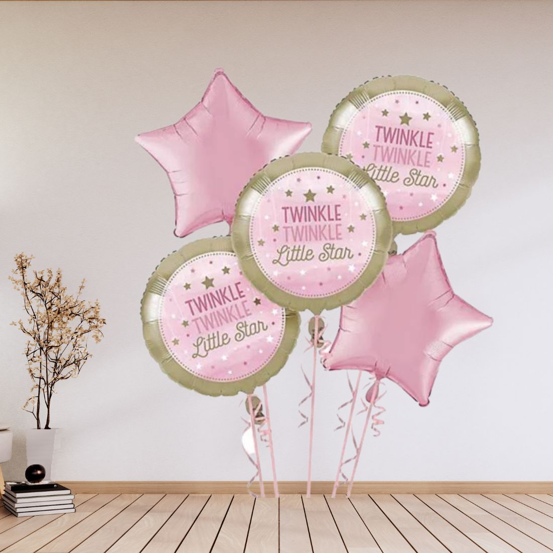 Twinkle Twinkle little Star Foil Balloon Decorations Theme