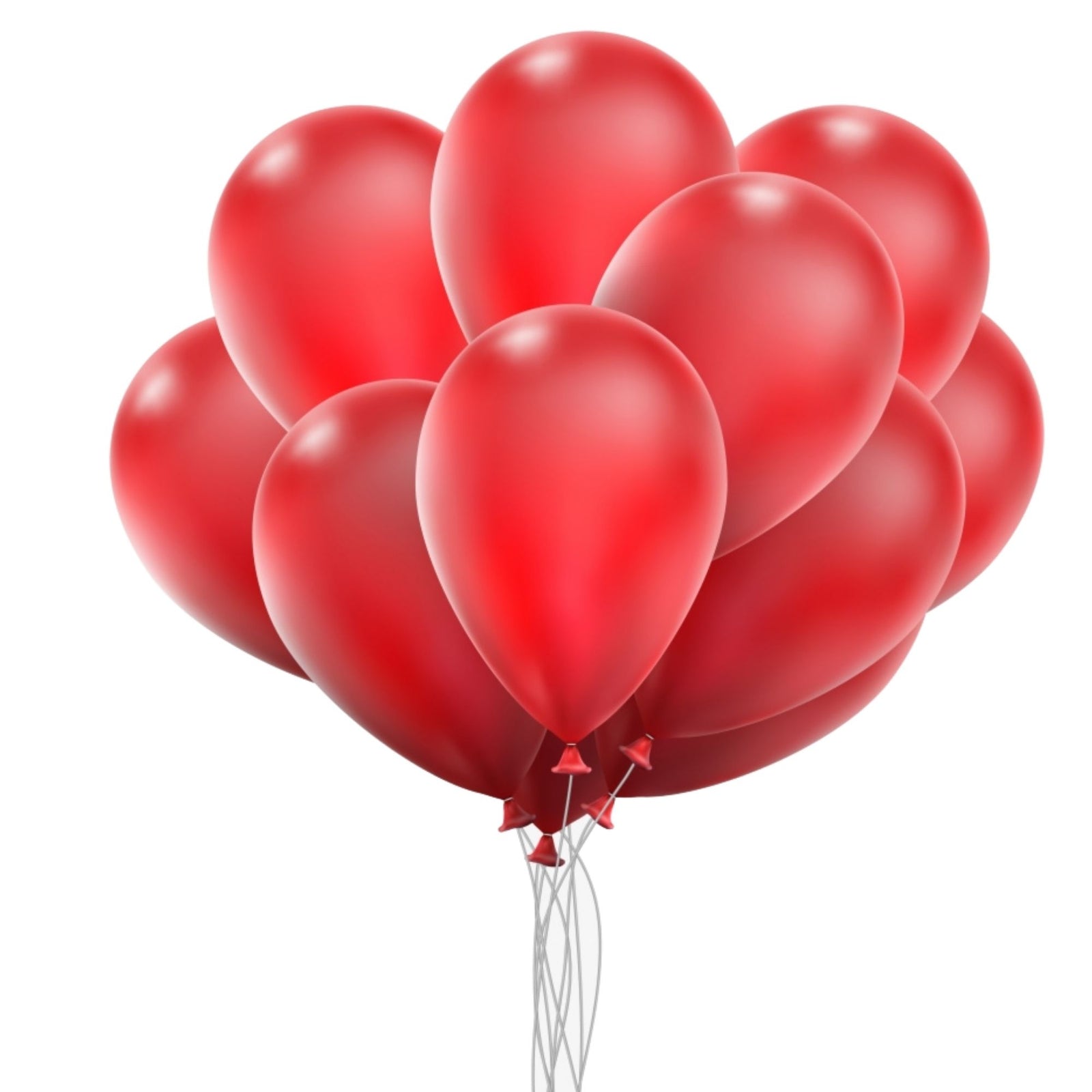 Latex Balloons(Red) 10" (Pack of 50)