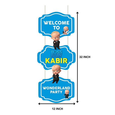 Boss Baby Theme Decoration Hanging / Ceiling Hanging Decoration / Wall Decoration