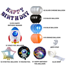 Space Theme Birthday Decor Kit - 58 PCS