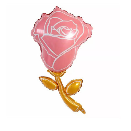 Pink Rose Foil Balloon