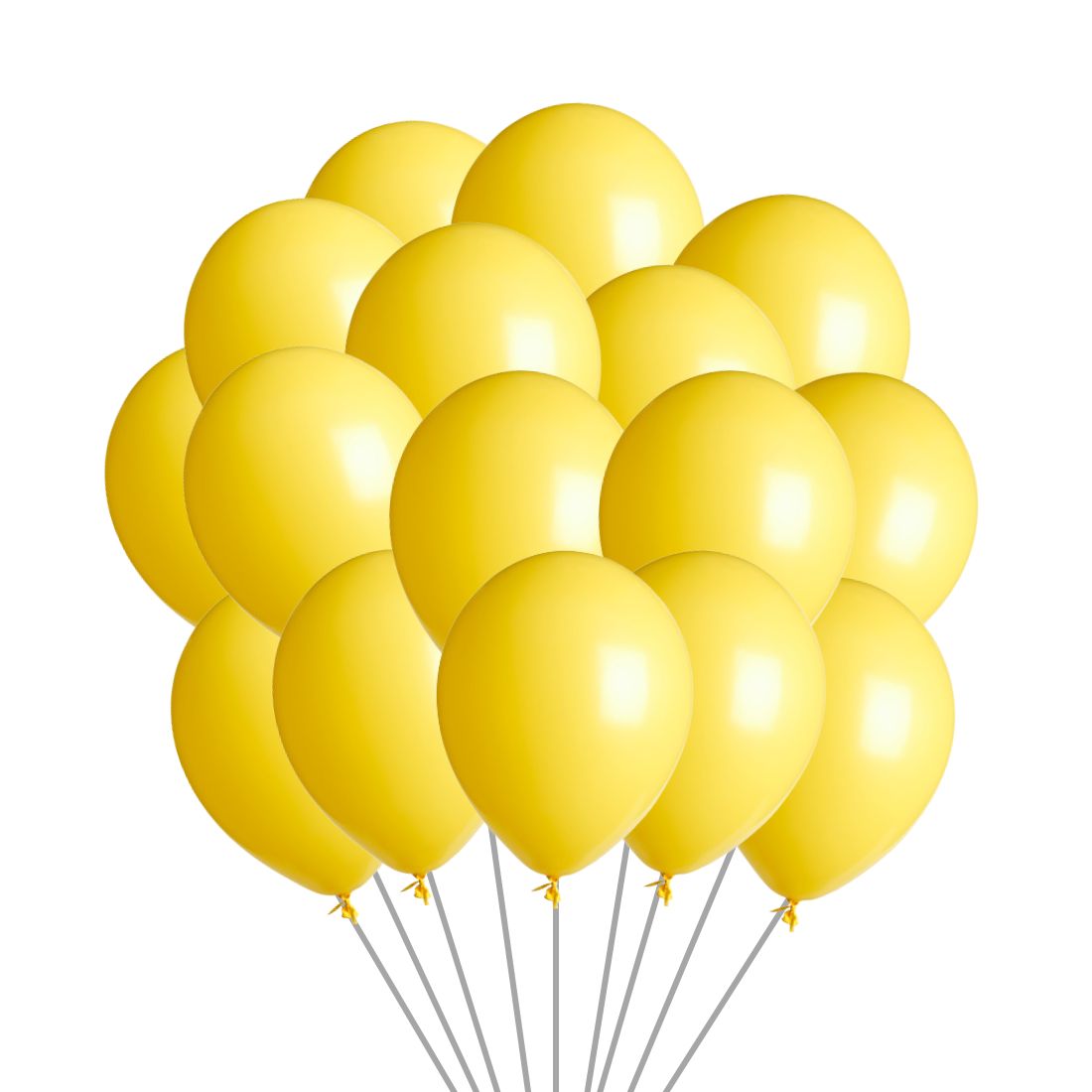 Yellow Pastel Latex Balloon (50 Pcs Set) For Engagement, Wedding and Valentines Day Or Birthday Party Celebration Decoration